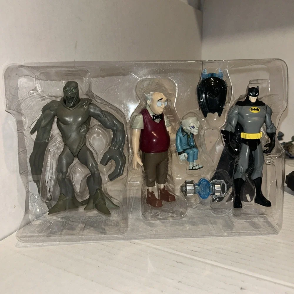 The Batman Triple Pack Action Figures EXP Ventriloquist Scarface Clayface DC A2